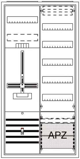 Striebel Komplettschrank APZ      DA27CB          3-Punkt   1100x550      1Z1V5A2