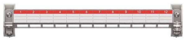 Striebel Patchpanel 12 Module      ZEP12 E-Dat o.Keystone 2CPX054072R9999