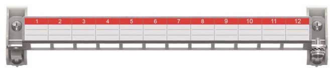 Striebel Patchpanel 12 Module      ZEP12 E-Dat o.Keystone 2CPX054072R9999