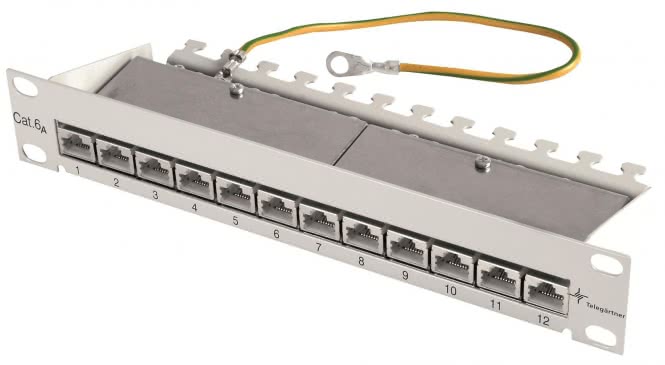 TG 10" Patch Panel MPP12-HS  J02022A0057    K Cat.6A