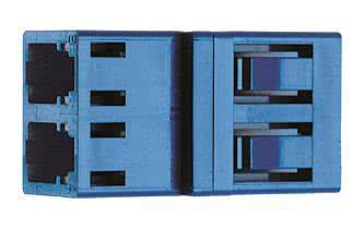 TG LC Duplex Kupplung  OM3   J08071A0017    Multimode Phosphorb./Kunstst. Türkis