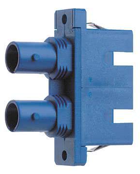 TG ST/SC Duplex Adapter für  J08082A0010    Multimode Phosphorbronzehülse blau