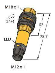 Turck Opto Sensor              S18SP6DLQ Reflexionslichttaster 3031176