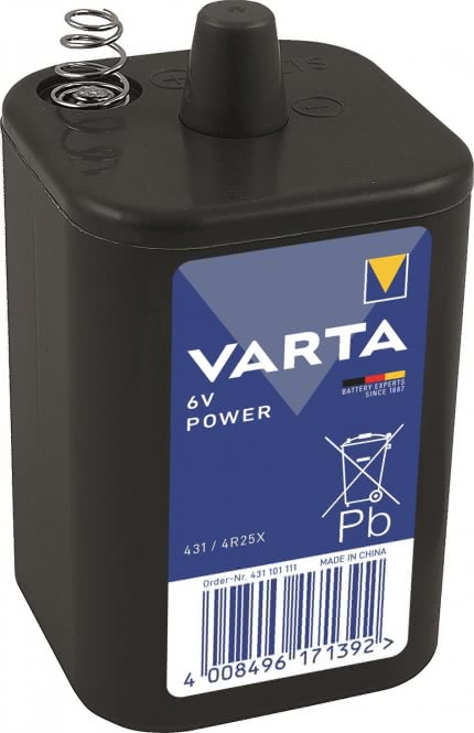 VARTA Spezial Batterie               431       6,0V 4R25 für Motoren  00431101111