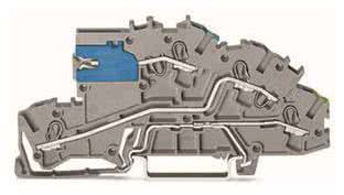 WAGO 2003-7641 Installationsetagen- klemme,mit N-Trennschlitten,NT/L/PE,grau