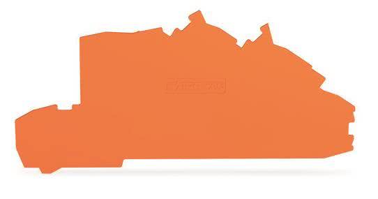 WAGO 2203-7692 Abschluss-und Zwischenplatte,,orange