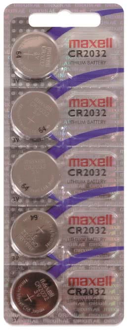 Maxell CR2032 Knopfzelle Lithium  CR2032        3V 210mAh  Blister a 5 Stück