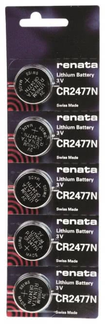 Renata Knopfzelle        RE2477N CR2477N        Lithium 3V 950mAh