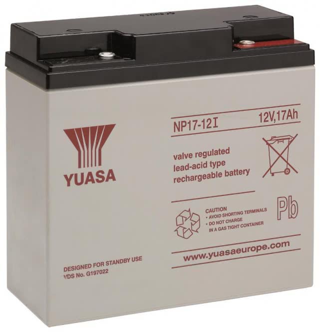 Yuasa Bleiakku 12V    YBL12/17I NP17-12I 17Ah M5 VDS wartungsfrei