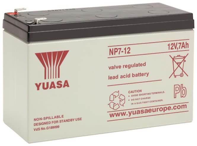 Yuasa         YBL12/7.0 4,8MM VDS NP7-12 Bleiakku 12V 7Ah Faston 4,8mm VDS