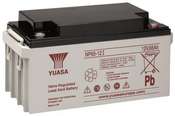 Yuasa Bleiakku 12V    YBL12/65I NP65-12I 65Ah M6 VDS wartungsfrei