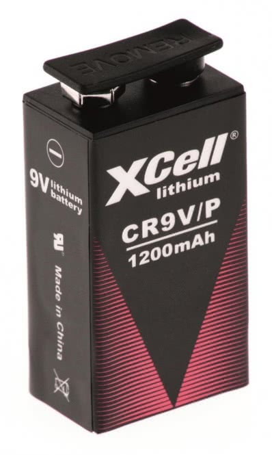 Xcell 9v Lithium Batterie         131347       1200mAh  für Rauchmelder