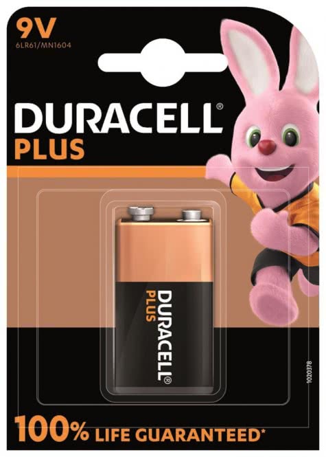 Duracell 9V Block E Plus Power    147295 Bli=1 Batterie 1=1er Blister