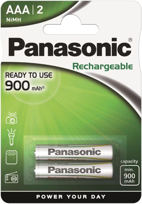 Panasonic Evolta Rechargeable Micro    900mAh  Micro  *** Blis a 2 Stück ***