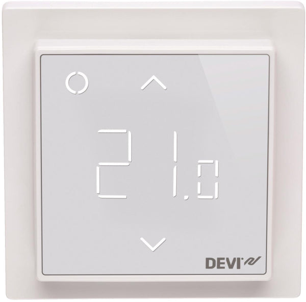 DEVI Elektron.Raum + Boden-     140F1140 Thermostat über WLAN App bedienbar, 9016