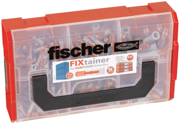 Fischer FIXtainer DUOPOWER (210)  535968 120/6x30,60/8x40,30/10x50 Dübel