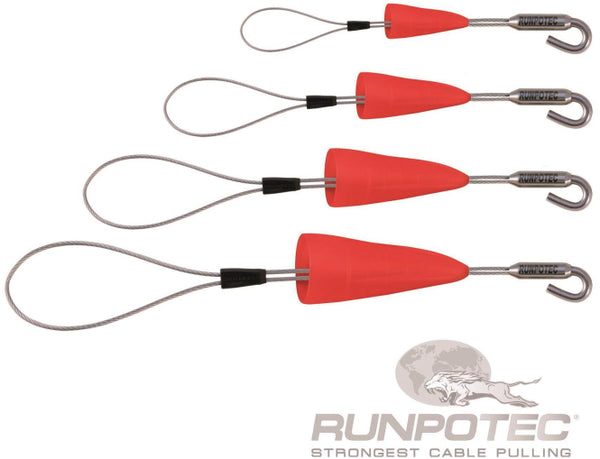 RUNP RUNPOFIX Kabelziehschlaufe 4er-Set mit Haken und Schutzkappe          10159