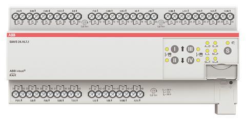 ABB Schalt-/Jalousieaktor SAH/S24.16.7.1 24fach 16A REG 2CDG110252R0011