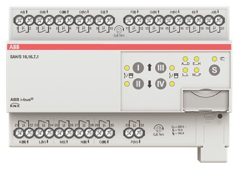 ABB Schalt-/Jalousieaktor SAH/S16.16.7.1 16fach 16A REG 2CDG110251R0011