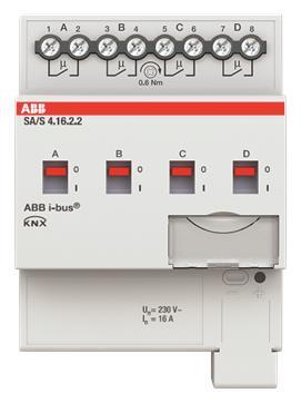 ABB Schaltaktor 4fach 16 A  SA/S4.16.2.2 REG 2CDG110262R0011