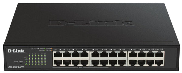 D-Link 24Port Lay.2 PoE DGS-1100-24PV2/E Gigab.SmartSwitch24x10/100/1000Mbit