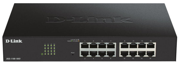 D-Link 16-Port Layer2    DGS-1100-16V2/E Smart Gigab.Switch 16x10/100/1000Mbit/s