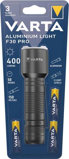 Varta Taschenlampe 3AAA  17608101421 m. Batterie Aluminium Light F30 Pro