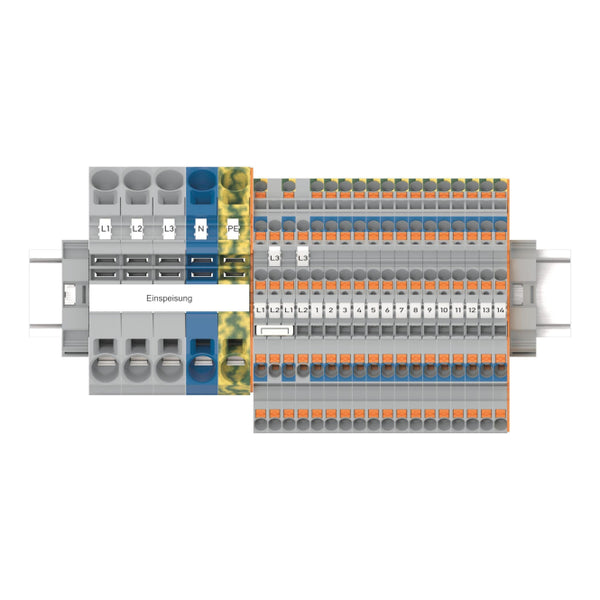 WAGO 821-111 TOPJOB S-Hauptverteiler-Set FI/LS,mit Drücker