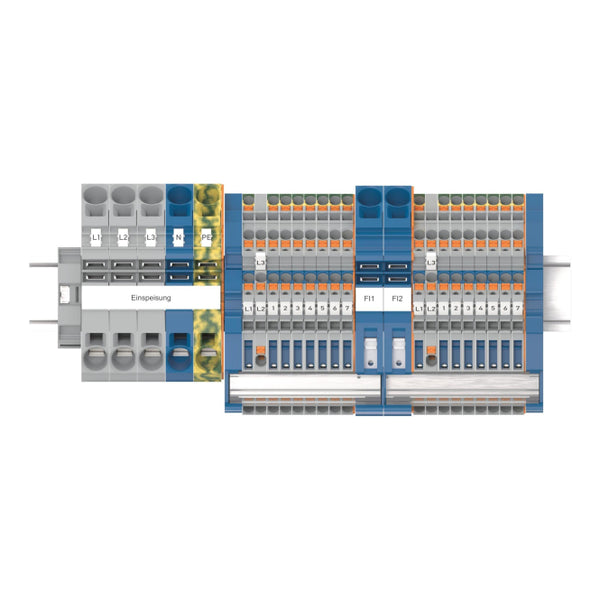 WAGO 821-109 TOPJOB S-Haupt- verteiler-Set FI,mit Drücker