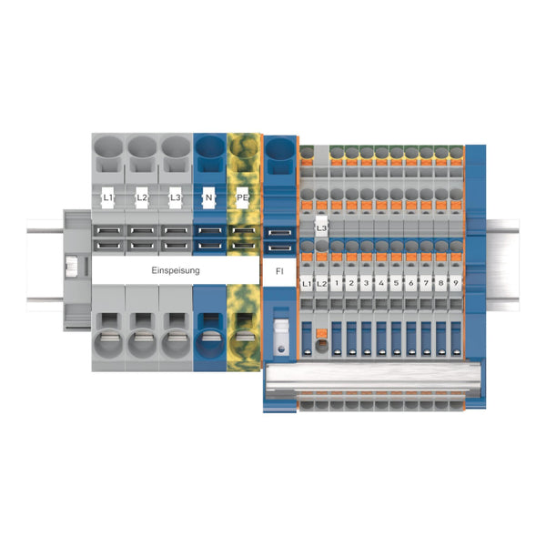 WAGO 821-107 TOPJOB S-Unter- verteiler-Set,mit Drücker