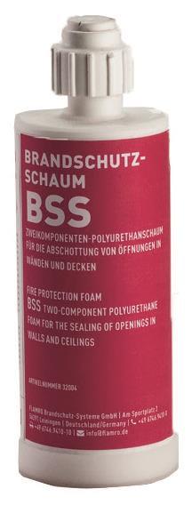 Flamro 32010 BSS 480g 2-Komponenten Brandschutzschaum in der Kartusche