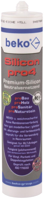 BEKO Universal-Silicon betongrau   22405 !!!  310ml Kartusche        Silicon Pro4