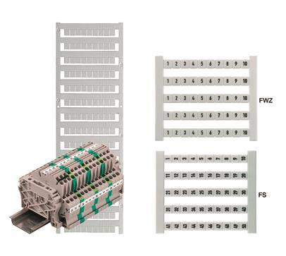 Weidmüller DEK 5 FWZ L1-PE Klemmen- markierer Karte 5x5mm ws 0354361187