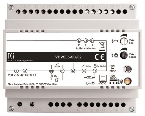 TCS Versorgungs-            VBVS05-SG/02 u.Steuergerät 1Strang 6 TE