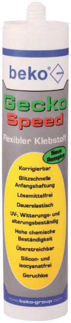 Beko 2472901gecko Speed 290ml    2472901 weiß flexibler Klebstoff