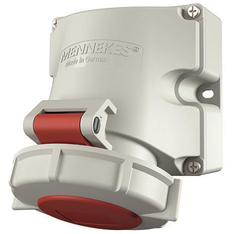 Mennekes Wanddose  16A5P 6H 400V    9142 CEE Aufbau-Steckdose IP67