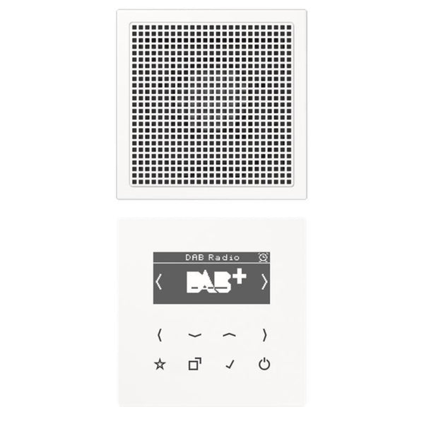 Jung Smart Radio DAB+Set Mono   DABLS1WW weiss