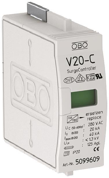 OBO V20-C 0-280 SurgeController V20 Oberteil 280V 5099609