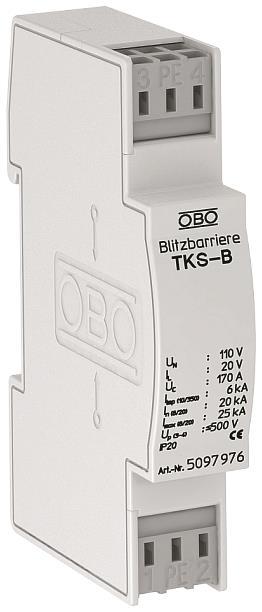 OBO TKS-B Blitzbarriere 120VAC 5097976