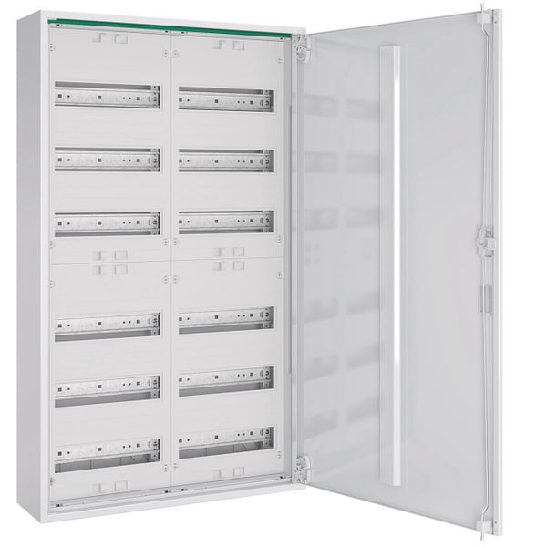 ABN Feldverteiler AP T:160mm ABNRM206R01 m.Volltür 2x6-reihig Komplettschrank