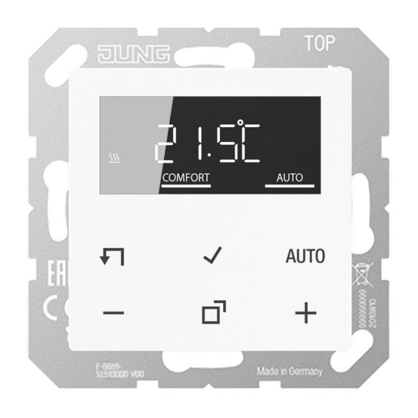 Jung Raumtemperaturregler     TRDA1790WW m.Display Standar