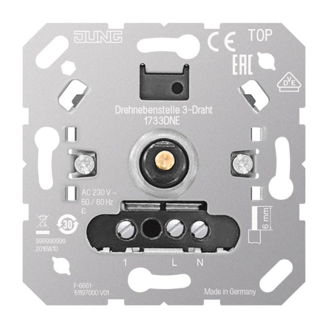 Jung Drehnebenstelle 3-Draht     1733DNE