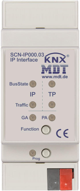 MDT SCN-IP000.03 IP Interface m.Email u.Zeitserverfunktion 2TE REG