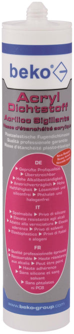 BEKO Acryl Dichtstoff weiß        230300 !!!  310ml Kartusche