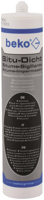 BEKO Bitumendichtmasse schwarz !!!   Bitu-Dicht 310ml Kartusche  236310