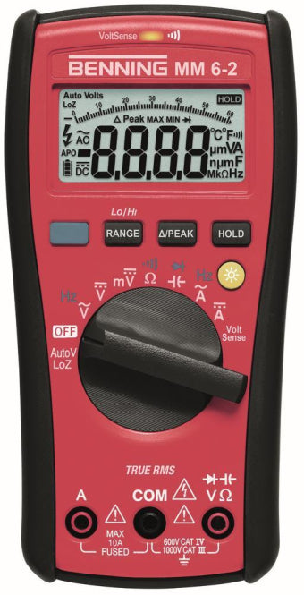 BENNI Digital-Multimeter           MM6-2 TRMS 1000VACDC CAT IV             044087