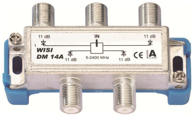 WISI Verteiler 4-fach              DM14A      5-2400MHz 11dB