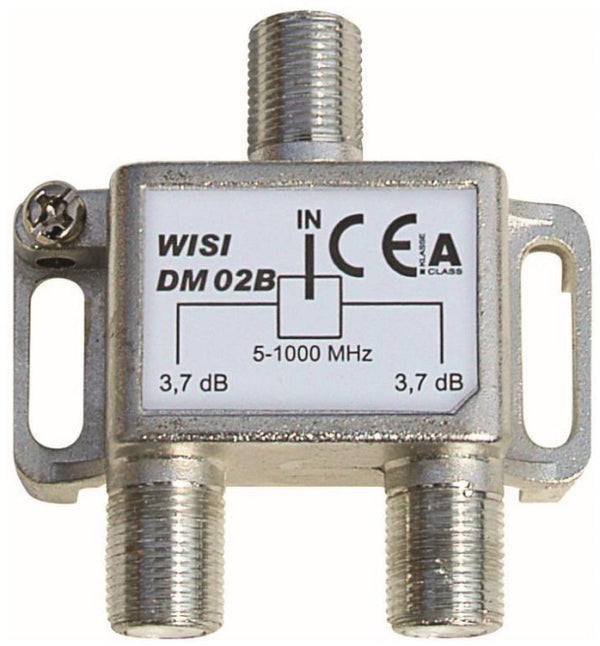 WISI Verteiler 2-fach              DM02B      5-1000MHz 3,7dB