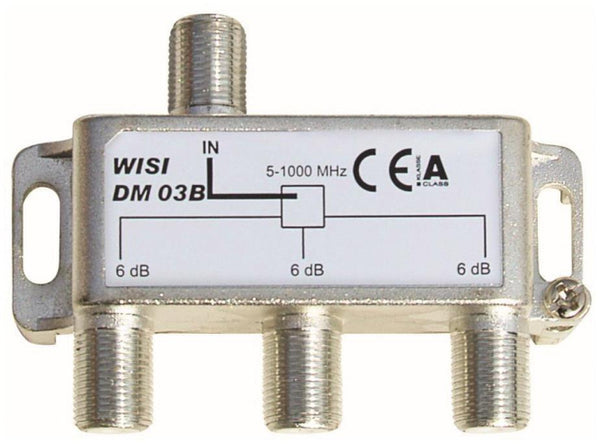 WISI Verteiler 3-fach              DM03B      5-1000MHz 5,9dB