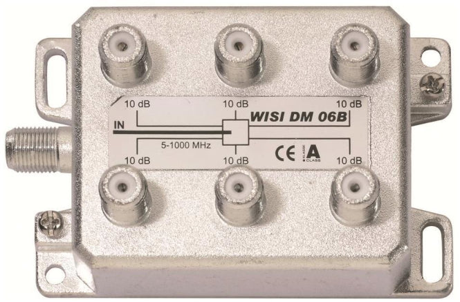 WISI Verteiler 6-fach              DM06B      5-1000MHz 10/11dB